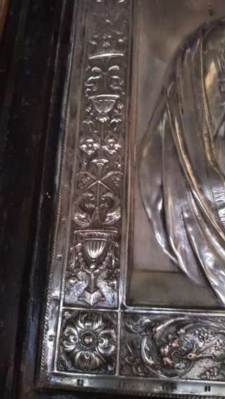 Placa antigua religiosa