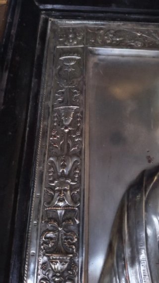Placa antigua religiosa