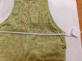 Peto Verde Natura Bordado Boho