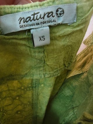 Peto Verde Natura Bordado Boho