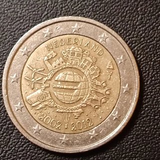 Moneta 2 Euro Commemorativa Paesi Bassi 2012