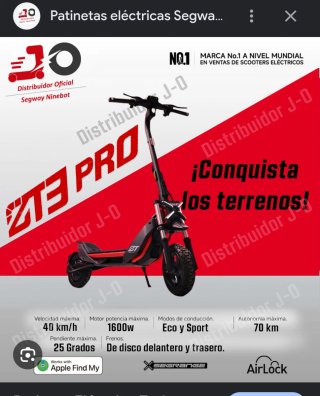 Patinete eléctrico ZT3 PRO