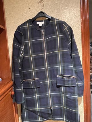 Chaqueta cuadros mujer