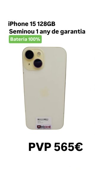 iPhone 15 128GB Amarillo
