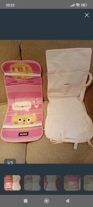 Lote 2 protectores universales silla coche bebé