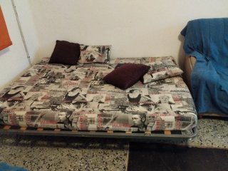 Oferta hoy Sofá cama con estampado