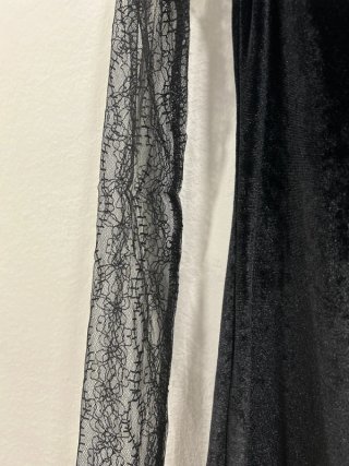 Vestido de Terciopelo Negro