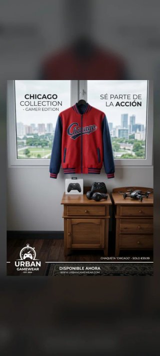 Chaqueta Chicago Roja