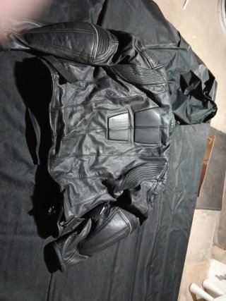 Chaqueta de piel moto mujer talla L