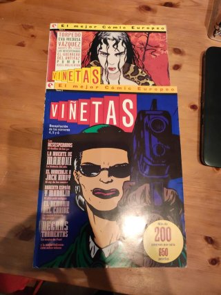 Pack 2 Tomos Cómics VIÑETAS (Glénat 1994