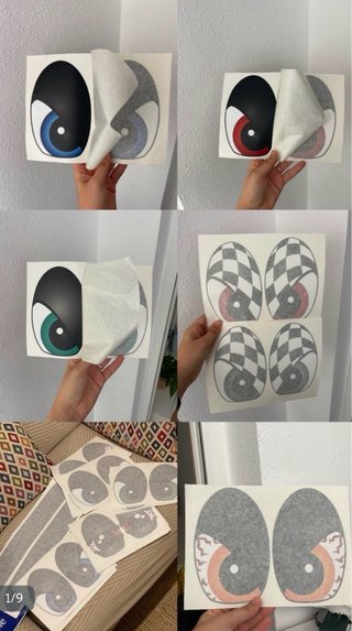 Pegatinas Ojos de Mini R50-R53