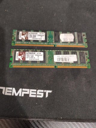 Lote 2 RAM Kingston DDR400 PC3200 512MB