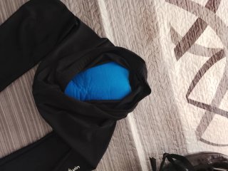 Casco y culote ciclismo negro