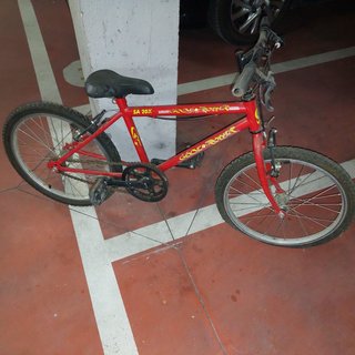 Bicicleta BMX niño Roja Goosetroller