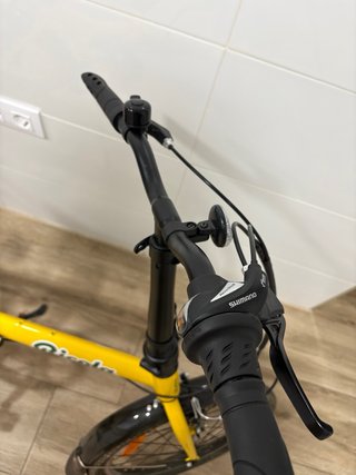 Bicicleta Plegable Amarilla Moma Edition