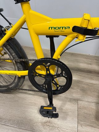 Bicicleta Plegable Amarilla Moma Edition