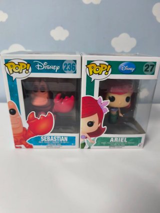 Lote Funko Disney La Sirenita Ariel y Sebastián