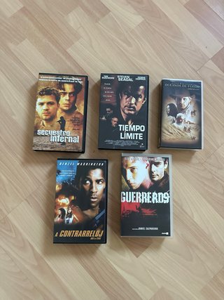 Lote 5 Películas VHS Acción/Aventura