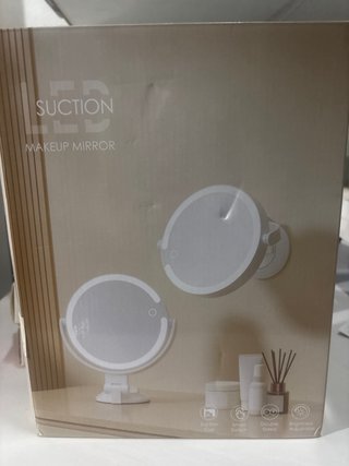 Espejo de Maquillaje LED con Ventosa