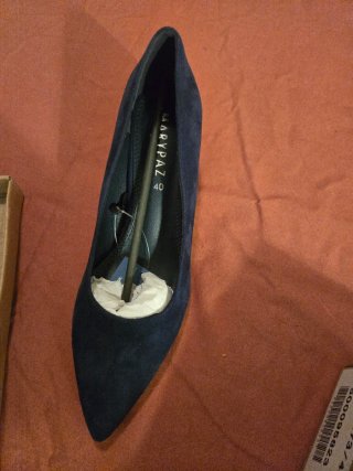 Zapatos de Ante Azul Marino Marypaz T40