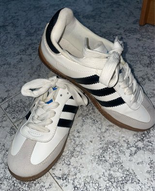 Zapatillas Adidas Samba Blancas y Negras