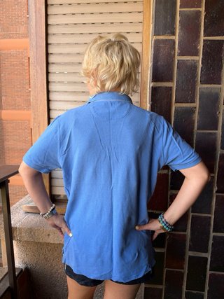 Polo Azul Massimo Dutti