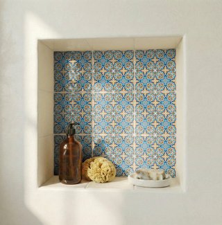 pack 6 azulejos botánicos 10x10 cm cerámica