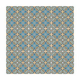 pack 6 azulejos botánicos 10x10 cm cerámica