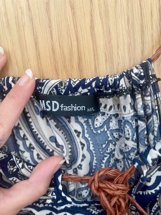 Mono largo estampado paisley MSD