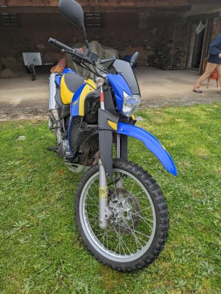 Yamaha XT 660 R Azul y Amarilla