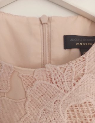 Top Adolfo Dominguez Costura rosa palo Talla S