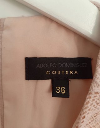 Top Adolfo Dominguez Costura rosa palo Talla S