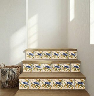 Azulejos cerámica saltamontes siciliano cocina