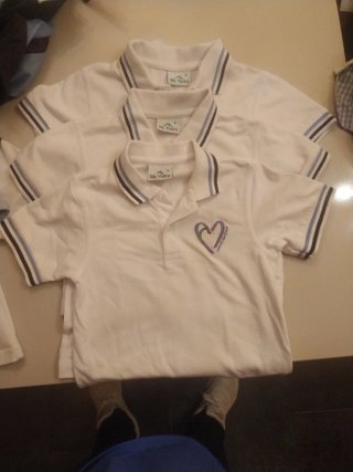 Polo Mc Yadra Talla 4 Corazón Amor de Dios