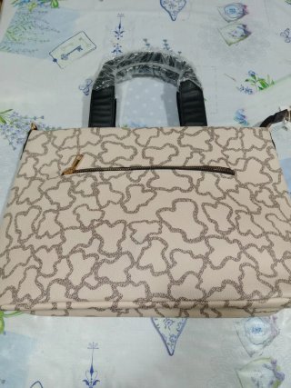 Bolso tipo maletín estampado