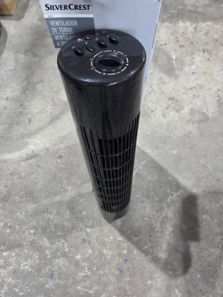 Ventilador de Torre Silvercrest Negro