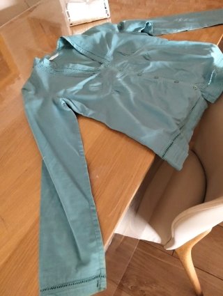 Blusa Promod verde agua talla 44