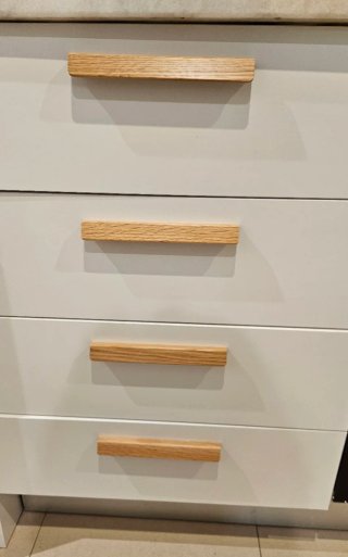 Tiradores de madera para cocina (cada unidad)