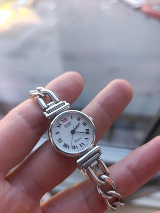Orologio Citizen Quartz Riviere Argentato