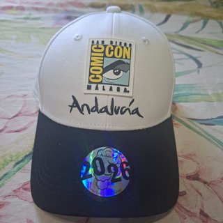 Gorra blanca San Diego Comic Con Málaga 2026