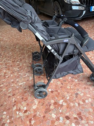 Carro Gemelar Chicco Negro