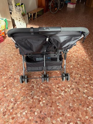 Carro Gemelar Chicco Negro