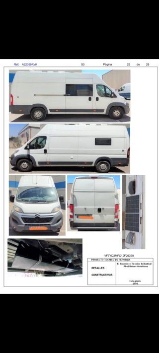 Camper Citroen Jumper 2018 motor averiado