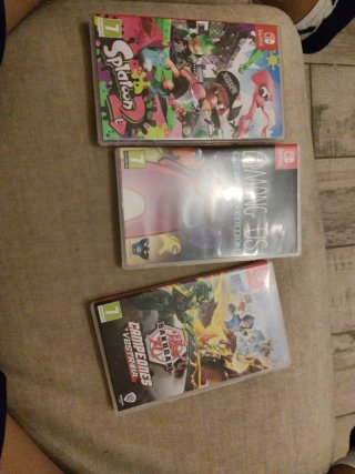 3 Videojuegos Nintendo Switch