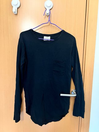 Camiseta Shanaman manga larga negra Talla S