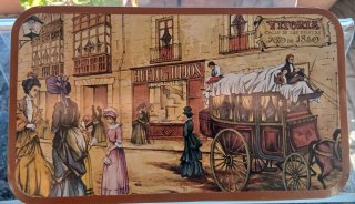 Vecchia Scatola di Latta da Pasticceria. Anni '50-'60