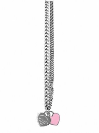 Collar Tiffany & Co. Plata con Corazón Acero