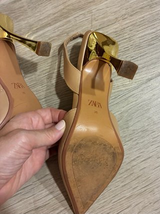 Zapatos Zara Beige