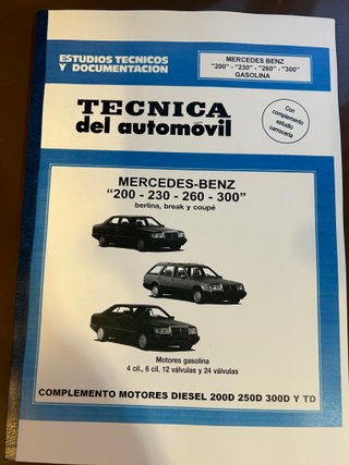 MANUAL TALLER MERCEDES W124 200D 250D 300D TD