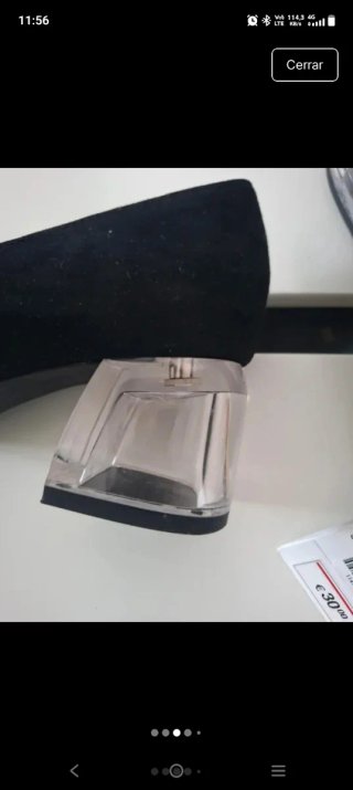 Tacones Bershka negros talla 36